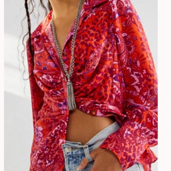 FREE PEOPLE BIANCA BLOUSE - Picture 1 of 5